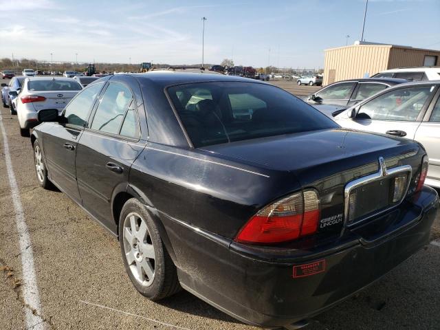 1LNHM87A74Y630296 - 2004 LINCOLN LS BLACK photo 3