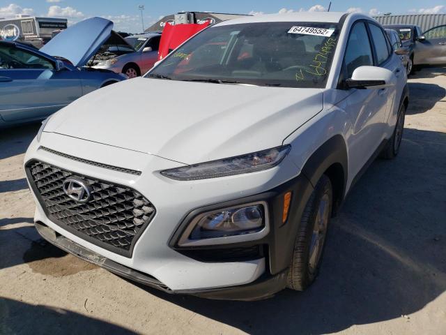 KM8K12AA9LU567650 - 2020 HYUNDAI KONA SE WHITE photo 2