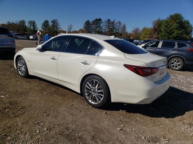 JN1EV7AR1KM550383 - 2019 INFINITI Q50 LUXE WHITE photo 3