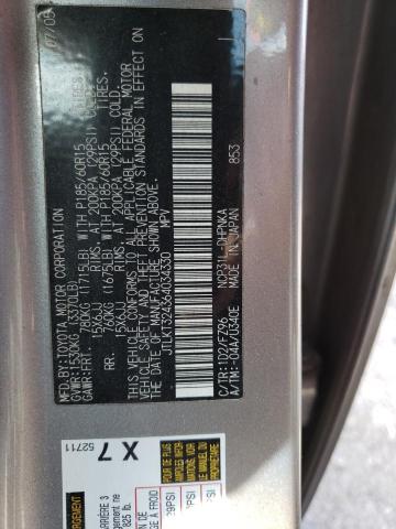 JTLKT324364034330 - 2006 TOYOTA SCION XB ვერცხლისფერი ფოტო 10