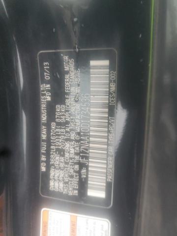 JF1ZNAA10D1734536 - 2013 TOYOTA SCION FR-S BLACK photo 10