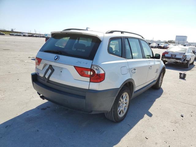 WBXPA73444WB29578 - 2004 BMW X3 2.5I SILVER photo 4