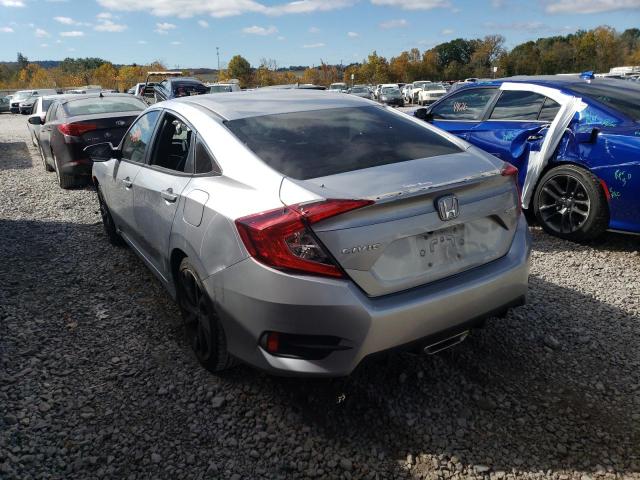 2HGFC2F83LH595941 - 2020 HONDA CIVIC SPOR SILVER photo 3