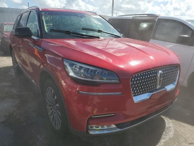 5LM5J7XC8LGL31988 - 2020 LINCOLN AVIATOR RE 红色 照片 1