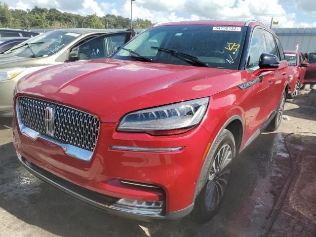 5LM5J7XC8LGL31988 - 2020 LINCOLN AVIATOR RE 红色 照片 2