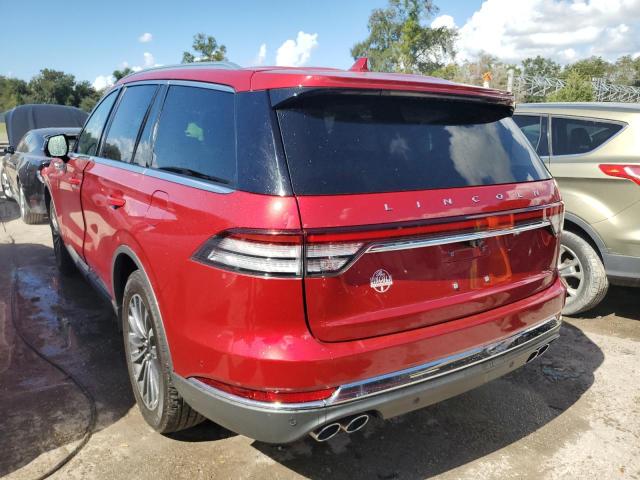 5LM5J7XC8LGL31988 - 2020 LINCOLN AVIATOR RE RED photo 3