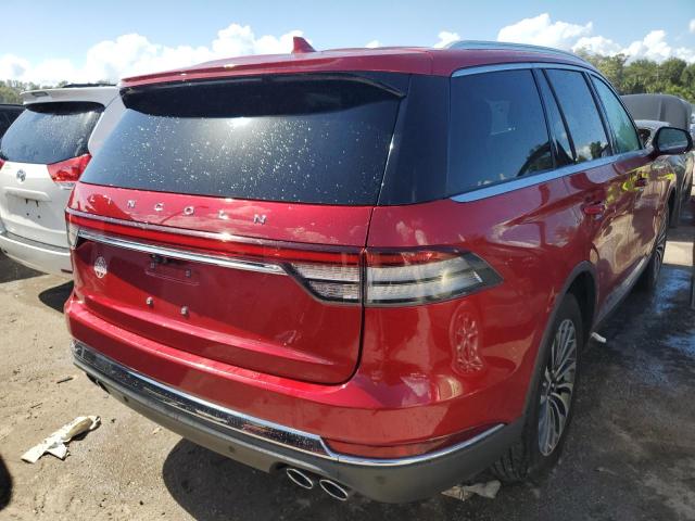 5LM5J7XC8LGL31988 - 2020 LINCOLN AVIATOR RE 红色 照片 4