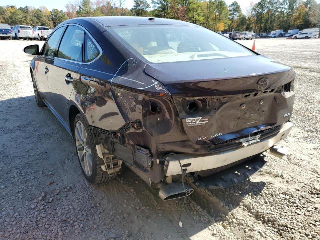 4T1BK1EB4EU118020 - 2014 TOYOTA AVALON XLE BURGUNDY photo 3