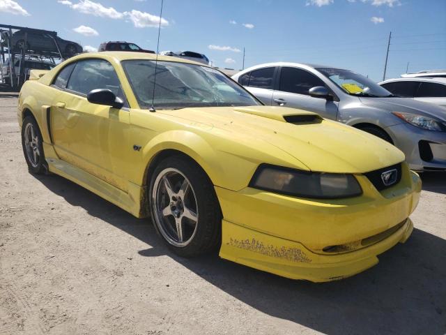 1FAFP42X31F132178 - 2001 FORD MUSTANG GT YELLOW photo 1