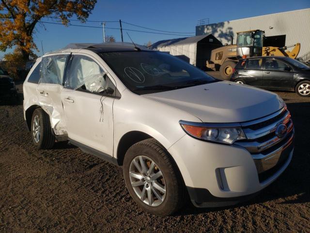 2FMDK4JCXDBA69614 - 2013 FORD EDGE SEL WHITE photo 1