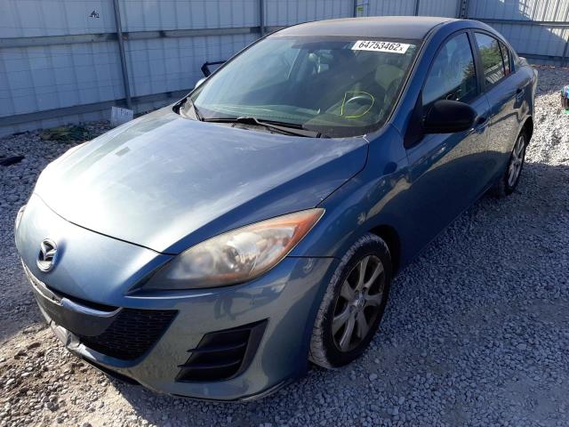 JM1BL1SF9A1100133 - 2010 MAZDA 3 I BLUE photo 2