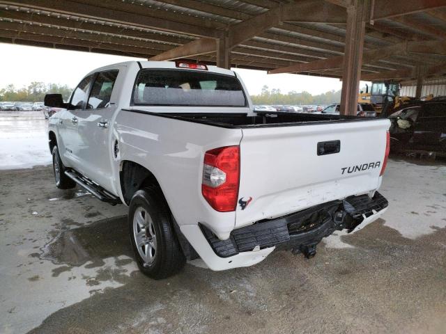 5TFFY5F1XGX197597 - 2016 TOYOTA TUNDRA CRE WHITE photo 3