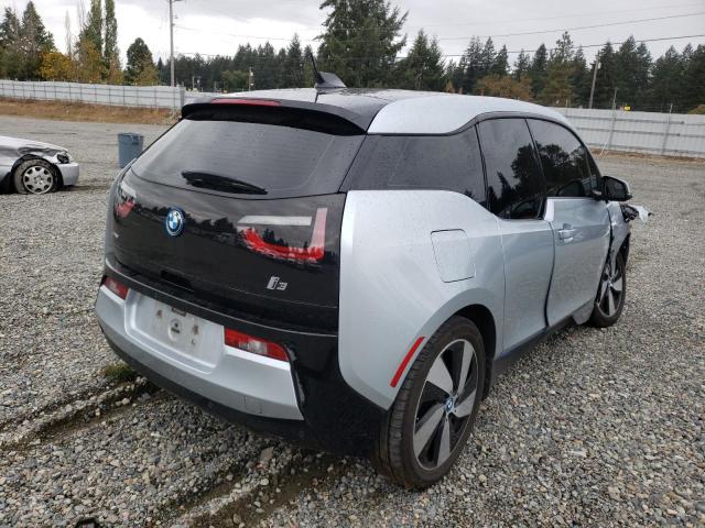 WBY1Z4C51EV277354 - 2014 BMW I3 REX SILVER photo 4