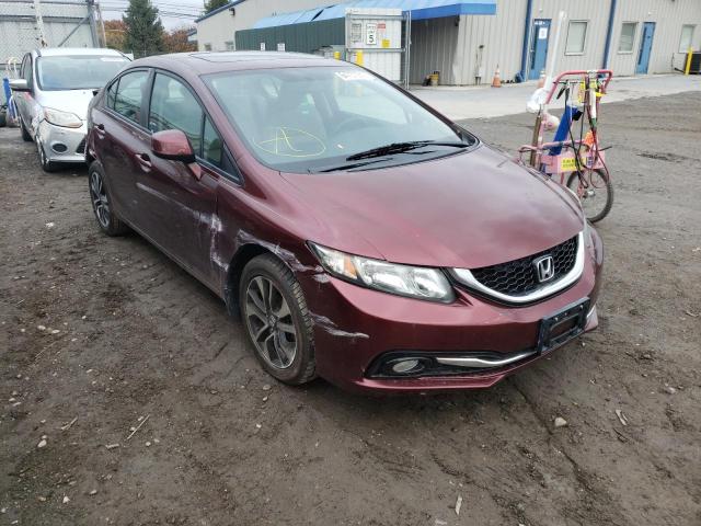 19XFB2F90DE262166 - 2013 HONDA CIVIC EXL Bordo foto 1