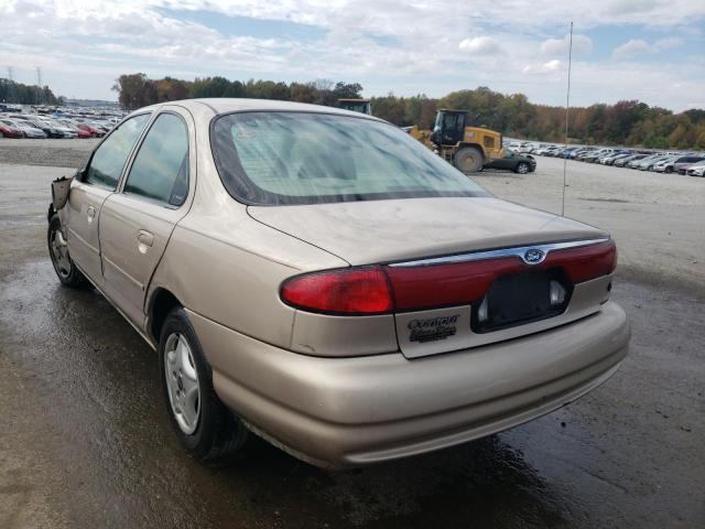 1FAFP6534XK169079 - 1999 FORD CONTOUR LX BEIGE photo 3