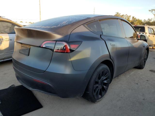 5YJYGDEE4MF227127 - 2021 TESLA MODEL Y رمادي صورة 4