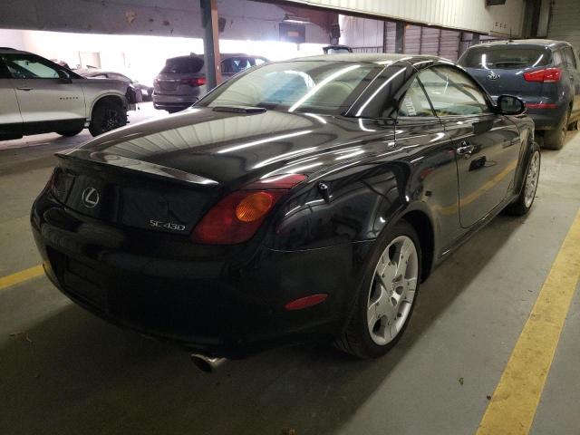 JTHFN48Y350067999 - 2005 LEXUS SC 430 BLACK photo 4