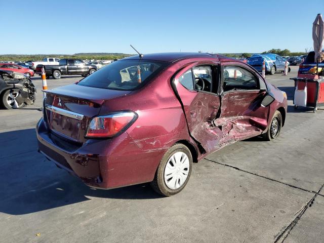 ML32FUFJ5NHF03603 - 2022 MITSUBISHI MIRAGE G4 BURGUNDY photo 4