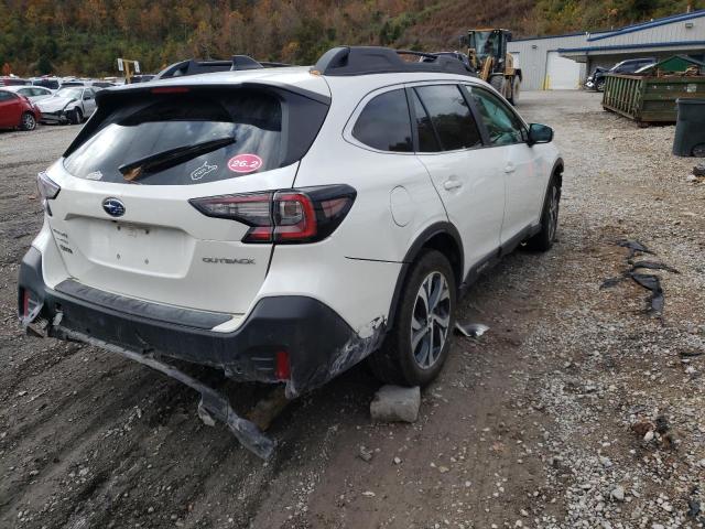 4S4BTALC5L3250957 - 2020 SUBARU OUTBACK LI WHITE photo 4