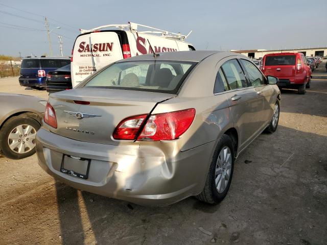 1C3LC46K48N109763 - 2008 CHRYSLER SEBRING LX TAN photo 4