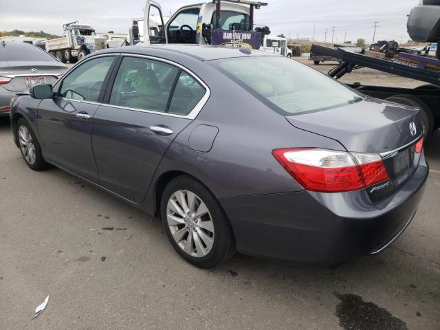 1HGCR2F80EA072217 - 2014 HONDA ACCORD EXL GRAY photo 3