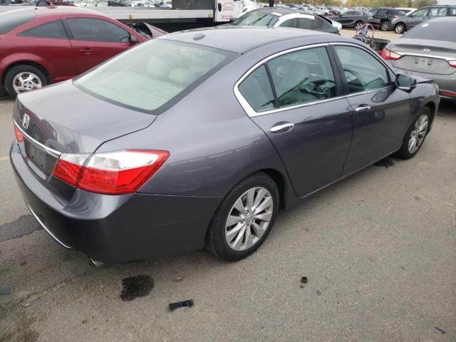 1HGCR2F80EA072217 - 2014 HONDA ACCORD EXL GRAY photo 4