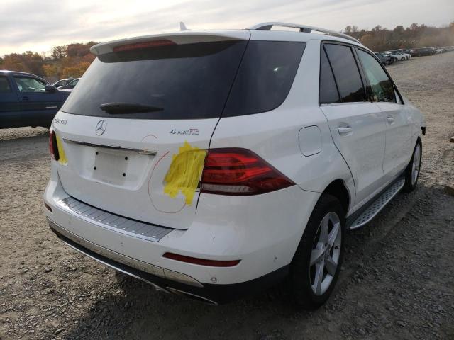 4JGDA5HB3GA696046 - 2016 MERCEDES-BENZ GLE 350 4M WHITE photo 4