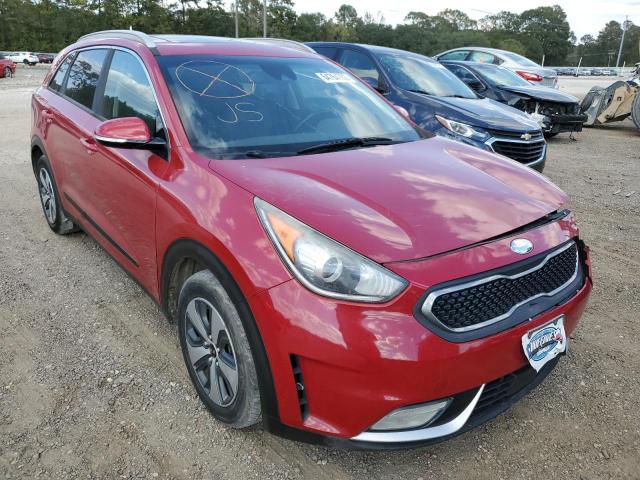 KNDCC3LC2H5048061 - 2017 KIA NIRO EX RED photo 1