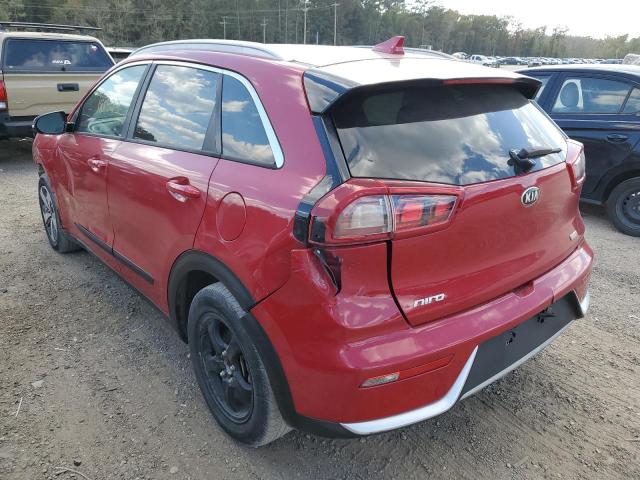 KNDCC3LC2H5048061 - 2017 KIA NIRO EX RED photo 3