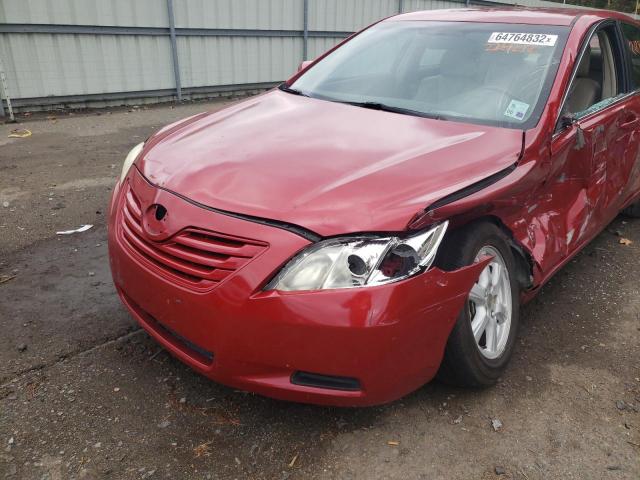 4T1BE46K18U224212 - 2008 TOYOTA CAMRY CE RED photo 10