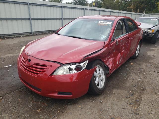 4T1BE46K18U224212 - 2008 TOYOTA CAMRY CE RED photo 2