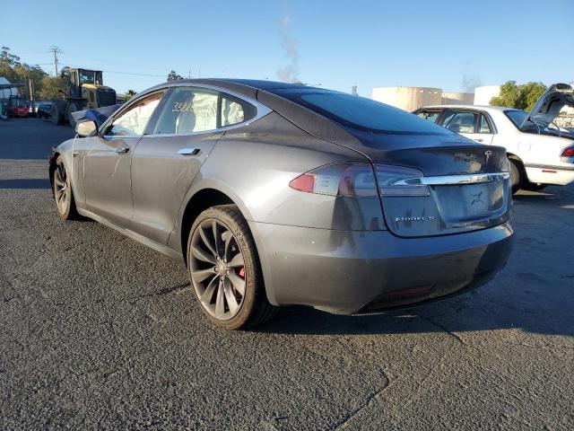 5YJSA1E47HF219414 - 2017 TESLA MODEL S Gris foto 3