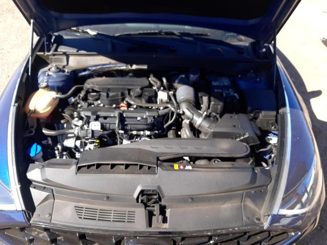 5NPEH4J24MH123315 - 2021 HYUNDAI SONATA LIM BLUE photo 7