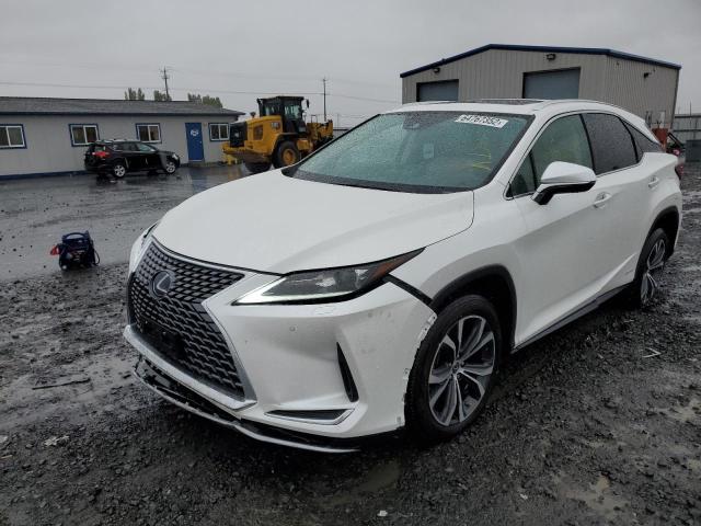 2T2HGMDA4LC052472 - 2020 LEXUS RX 450H WHITE photo 2