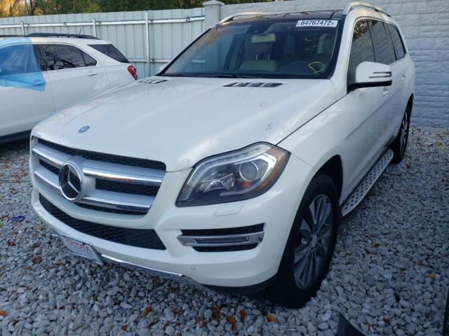 4JGDF7CE0EA286655 - 2014 MERCEDES-BENZ GL 450 4MA WHITE photo 2