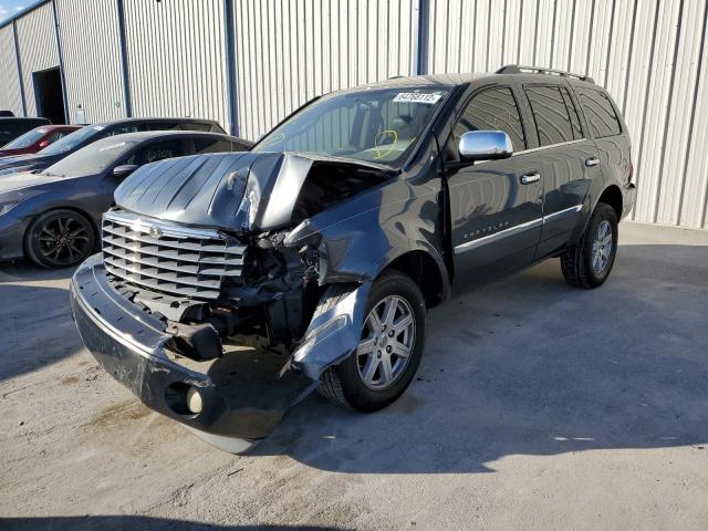 1A8HX58N38F152142 - 2008 CHRYSLER ASPEN LIMI GRAY photo 2