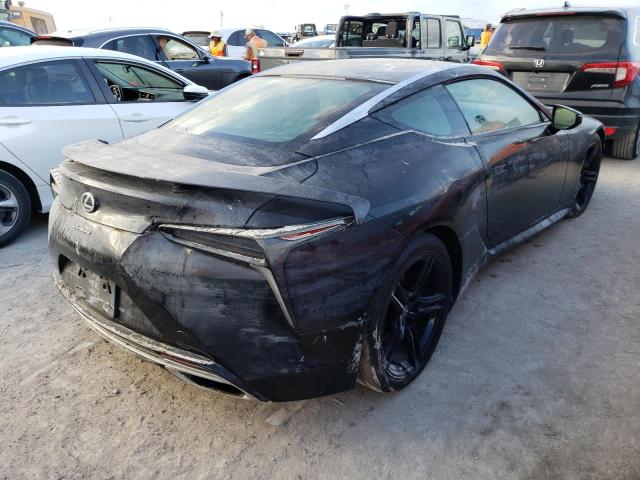 JTHCP5AY9MA103619 - 2021 LEXUS LC 500 BLACK photo 4