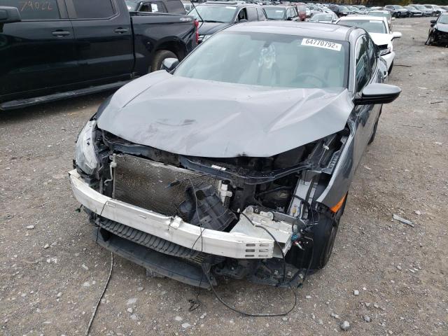 SHHFK7H57JU210156 - 2018 HONDA CIVIC EX GRAY photo 9