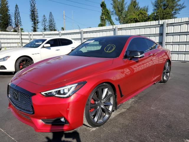 JN1FV7ELXJM631021 - 2018 INFINITI Q60 RED SP BLACK photo 2