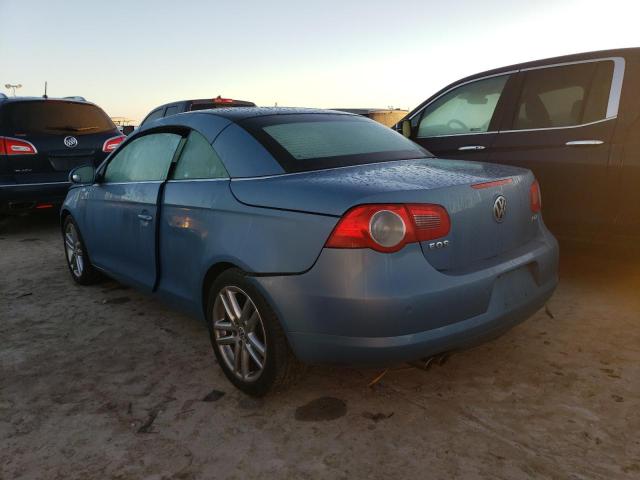 WVWFA71F18V006813 - 2008 VOLKSWAGEN EOS LUX 蓝色 照片 3