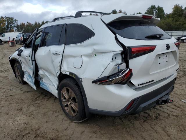 5TDGZRBH0NS574047 - 2022 TOYOTA HIGHLANDER WHITE photo 3