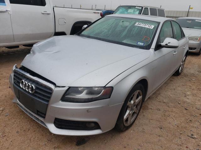 WAULF78KX9N032932 - 2009 AUDI A4 2.0T QU SILVER photo 2