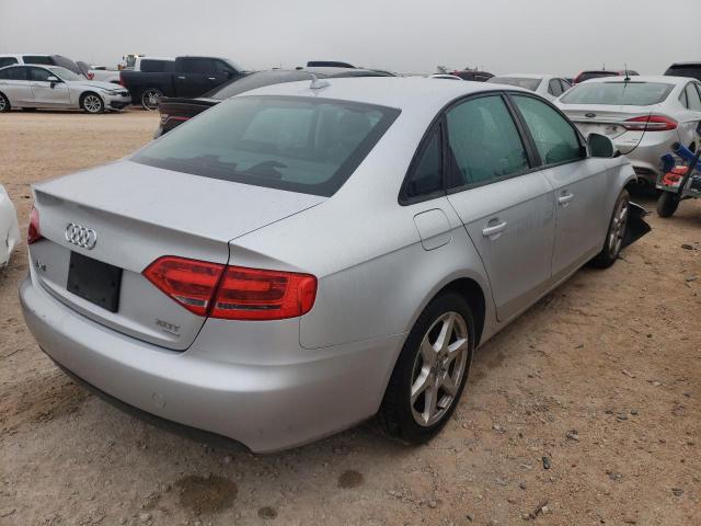 WAULF78KX9N032932 - 2009 AUDI A4 2.0T QU SILVER photo 4