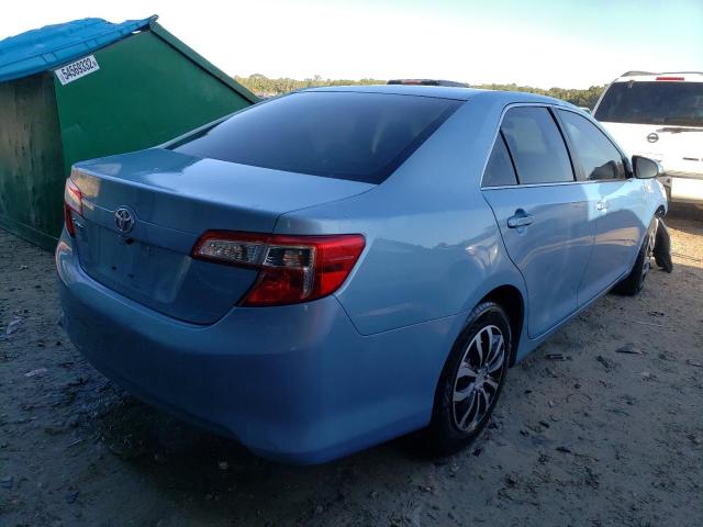 4T1BF1FK9DU646122 - 2013 TOYOTA CAMRY L BLUE photo 4