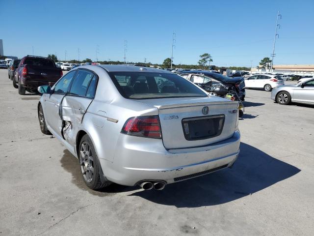 19UUA76577A038003 - 2007 ACURA TL TYPE S SILVER photo 3