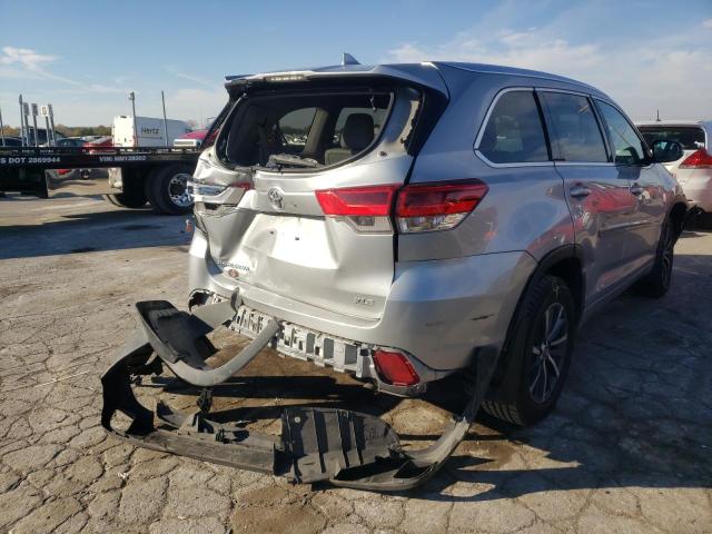 5TDKZRFH5JS528230 - 2018 TOYOTA HIGHLANDER ვერცხლისფერი ფოტო 4