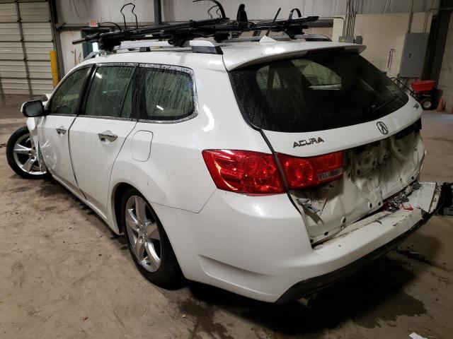 JH4CW2H67DC000676 - 2013 ACURA TSX TECH WHITE photo 3