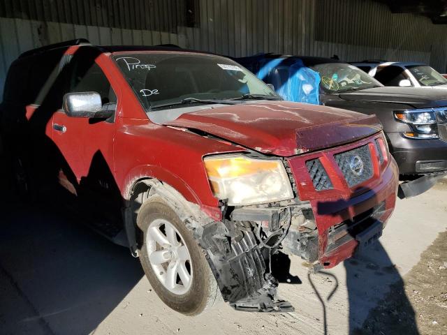 5N1BA08D19N603497 - 2009 NISSAN ARMADA SE RED photo 1