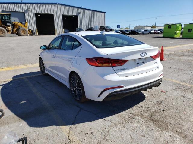 KMHD04LB0JU508514 - 2018 HYUNDAI ELANTRA SP WHITE photo 3