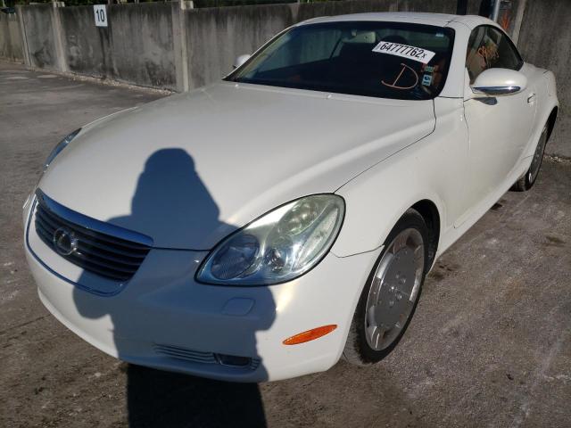 JTHFN48Y550066997 - 2005 LEXUS SC 430 WHITE photo 2